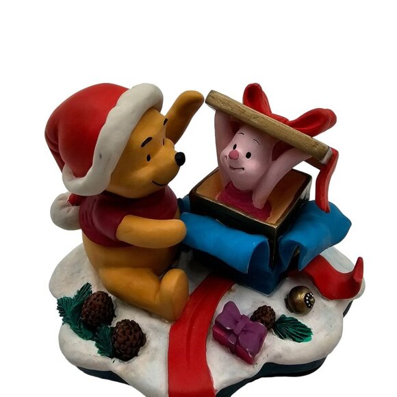 Vintage Disney It's A Small World Holiday - Pooh Bear & Piglet Stocking Holder - Picture 3 of 13
